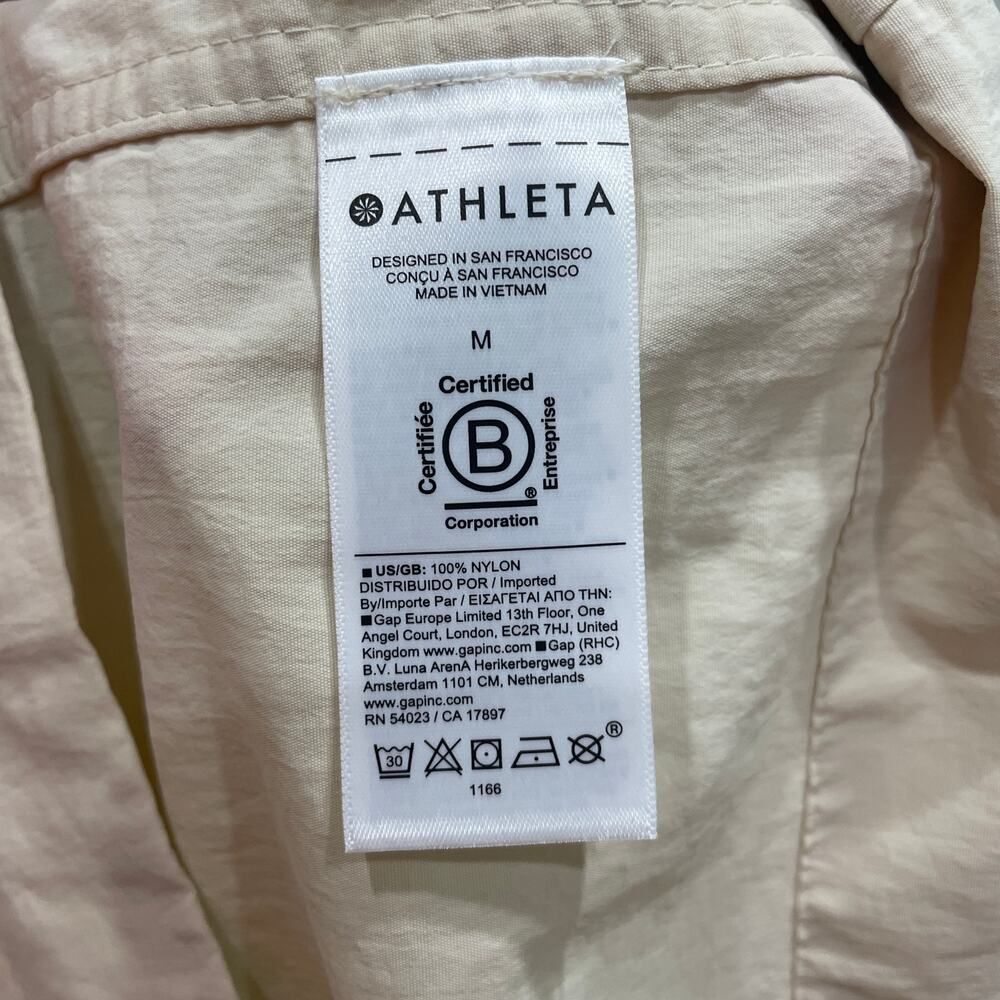 NWT Athleta Luna Trench Coat in Dune - Size: Medium - Picture 11 of 11